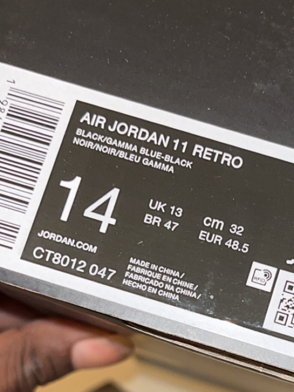 2026 Air Jordan 11 “Gamma” Sz 14 - Picture 3 of 7